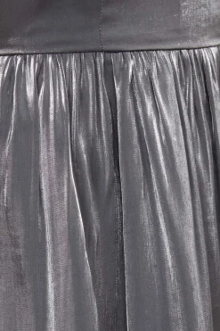 Holographic Ruffle Dress