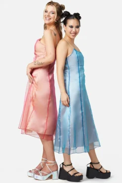 Holographic Sheer Dress