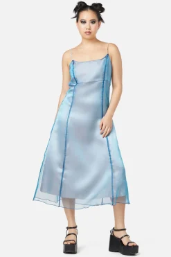 Holographic Sheer Dress