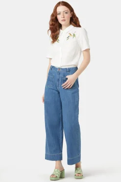 Honey Eater Emb Blouse