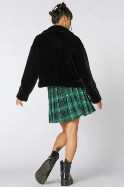 Hot Rod Girls Faux Fur Jacket