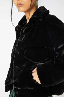 Hot Rod Girls Faux Fur Jacket