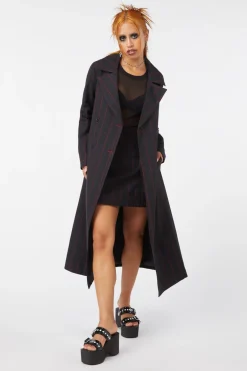 Impossible Things Pin Stripe Coat