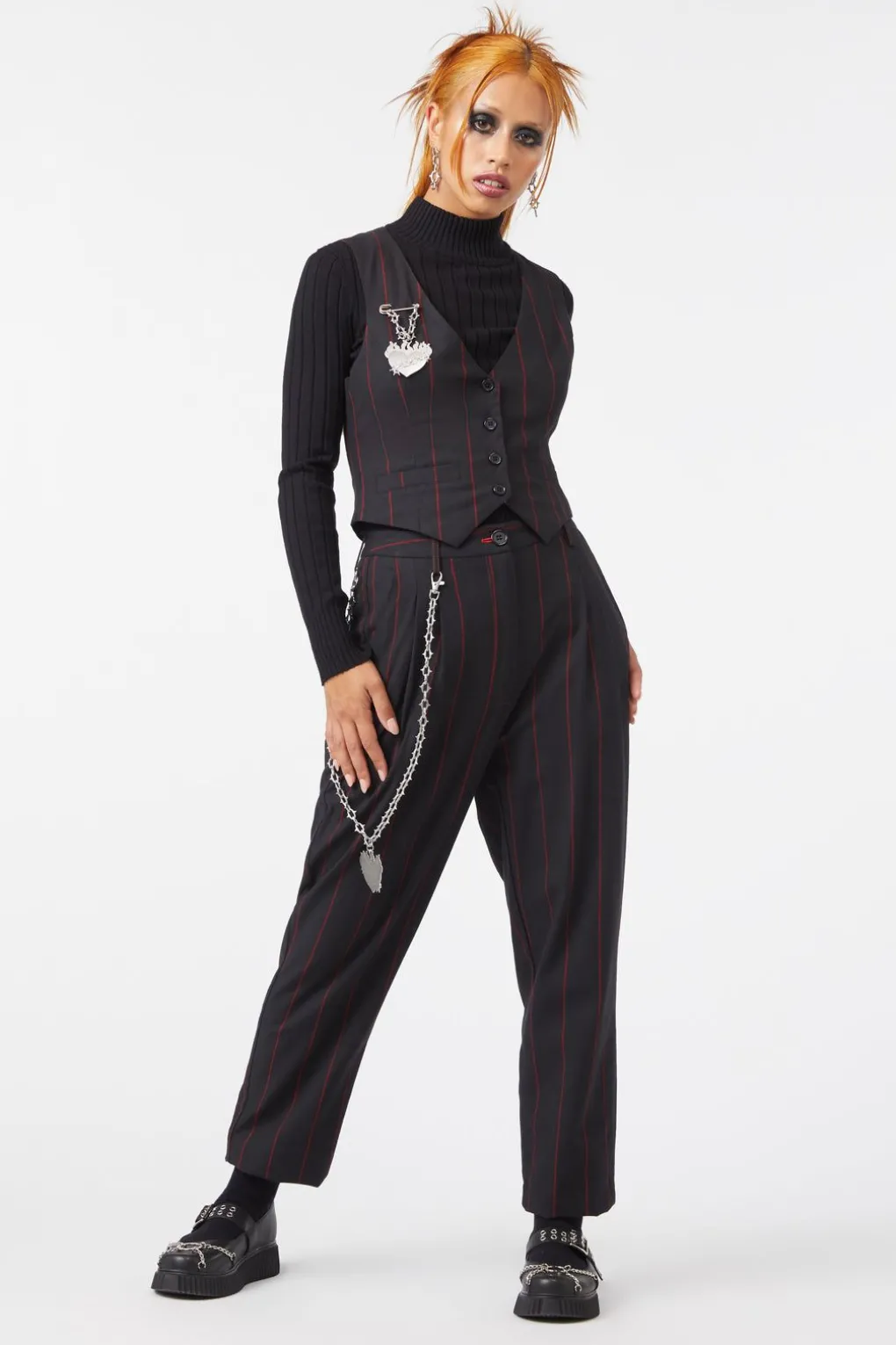 Impossible Things Pin Stripe Vest