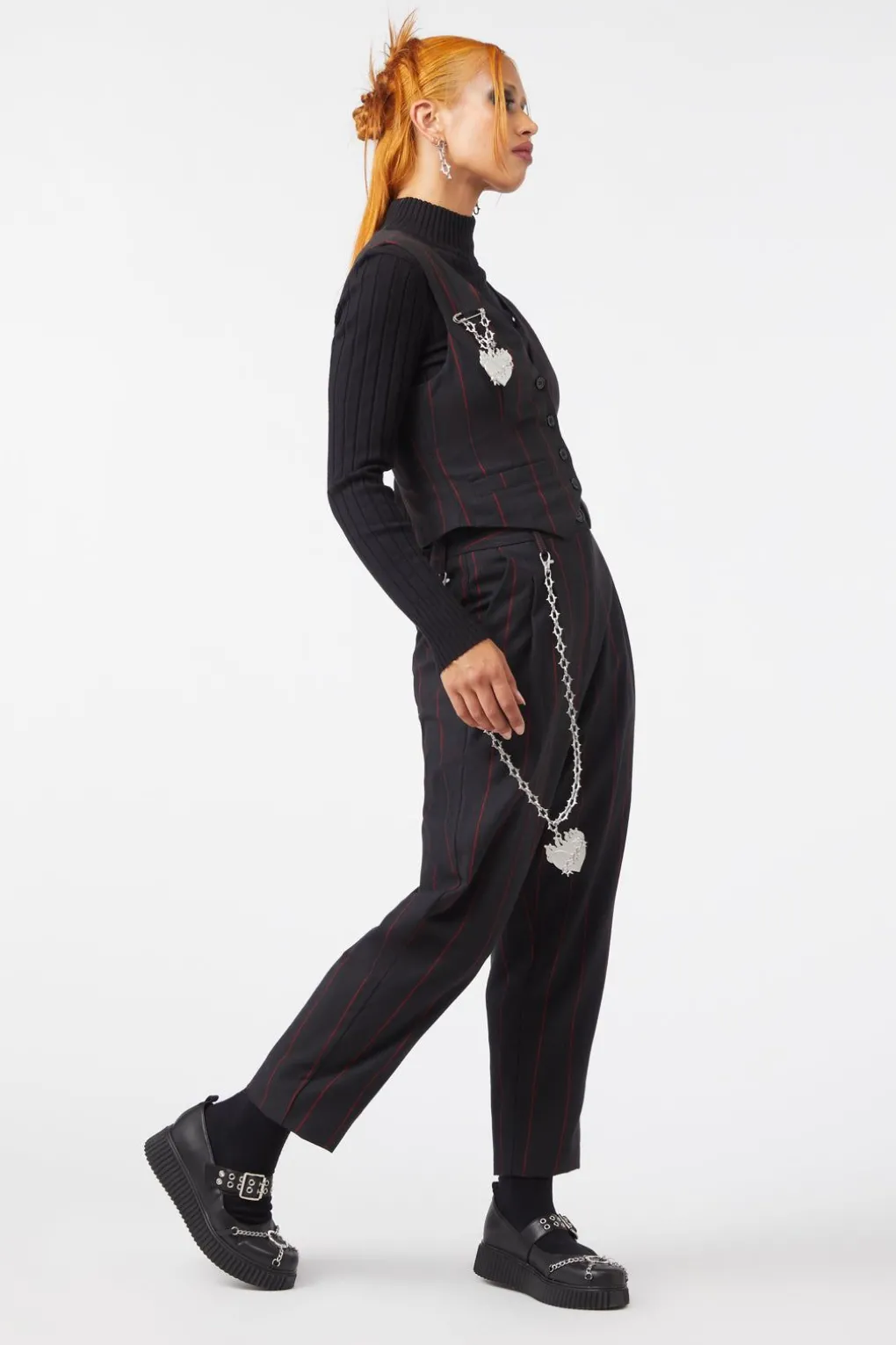 Impossible Things Pin Stripe Vest