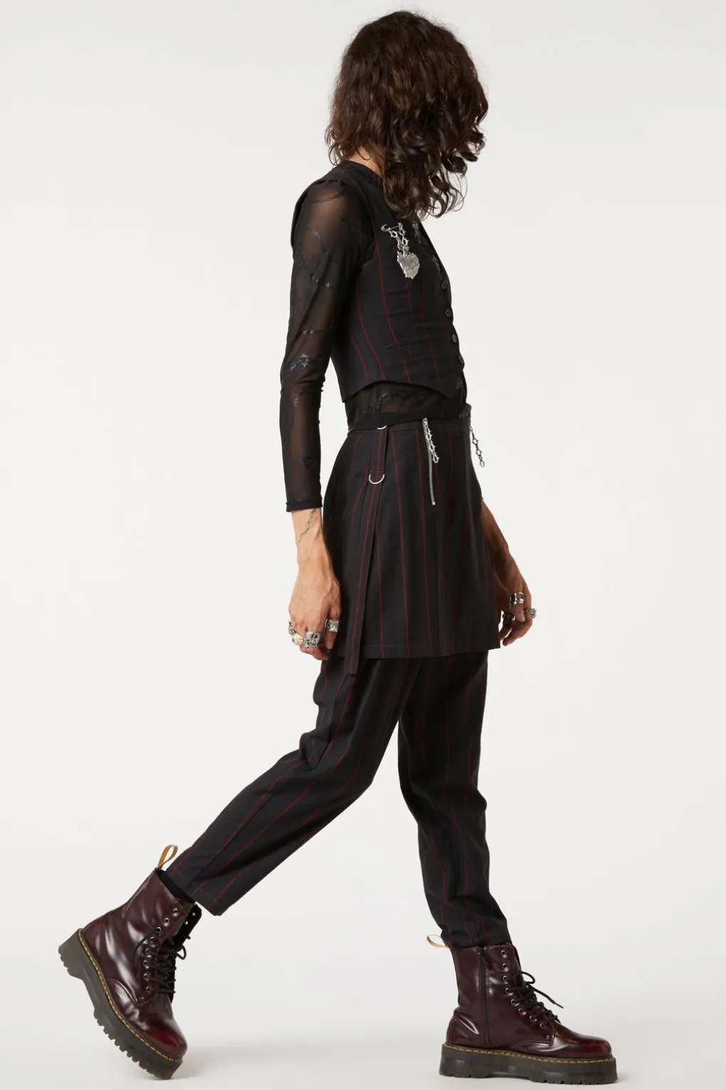 Impossible Things Pin Stripe Vest