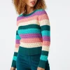 Indie Stripe Knit Sweater