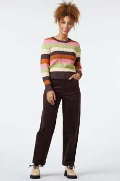 Indie Stripe Knit Sweater