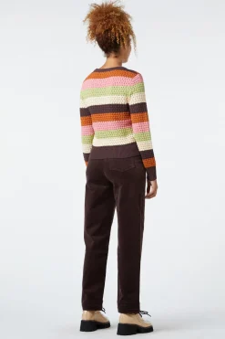 Indie Stripe Knit Sweater