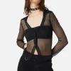 Industrial Hybrid Mesh Blouse