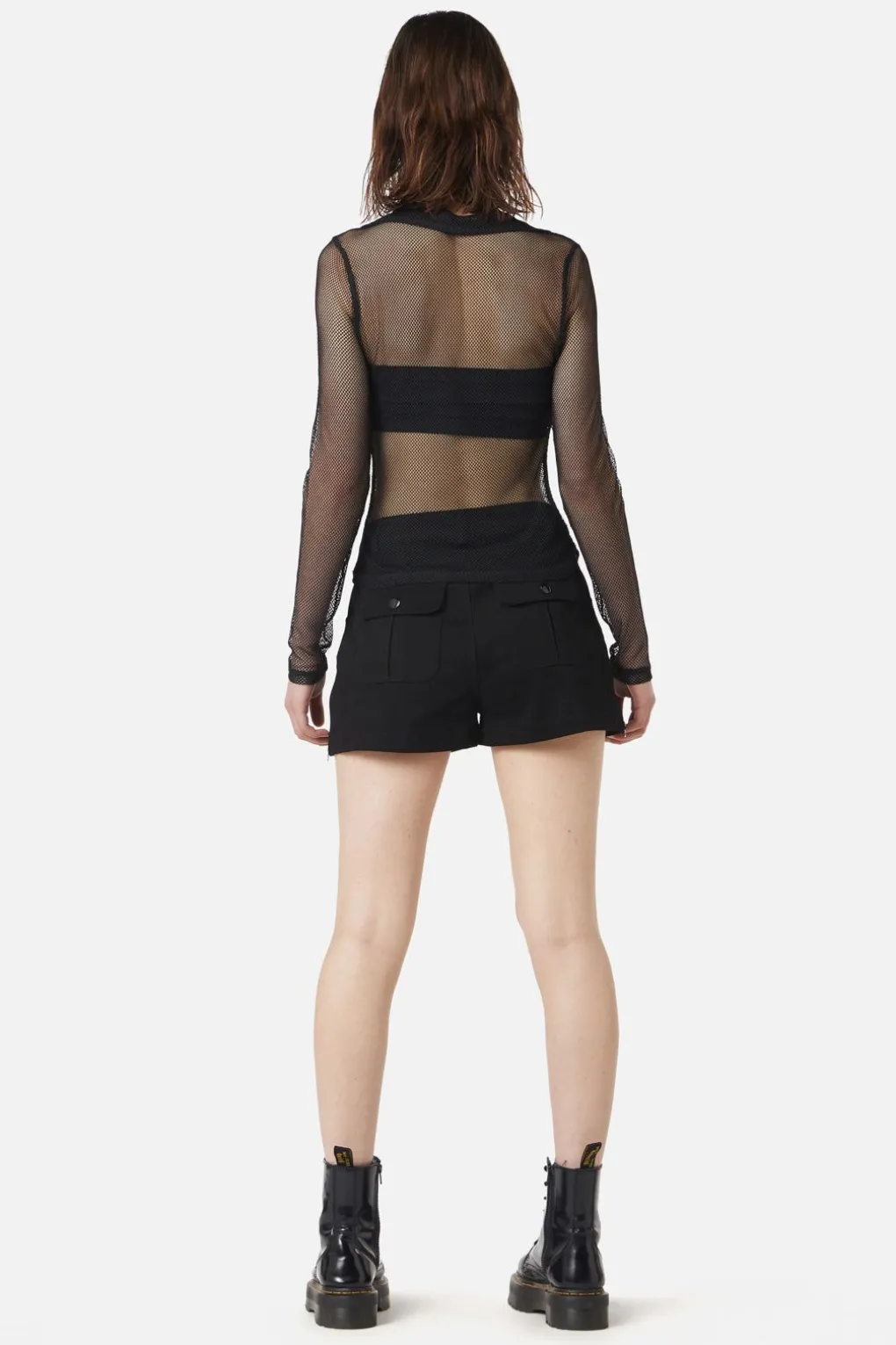 Industrial Hybrid Mesh Blouse