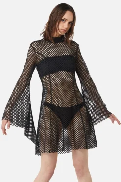Industrial Hybrid Mesh Dress