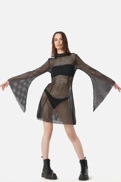 Industrial Hybrid Mesh Dress