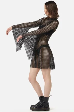 Industrial Hybrid Mesh Dress