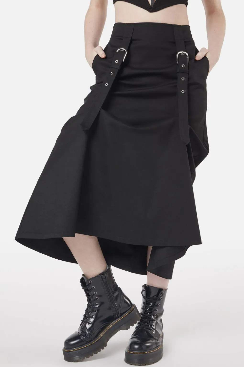 Industrial Hybrid Strap Skirt