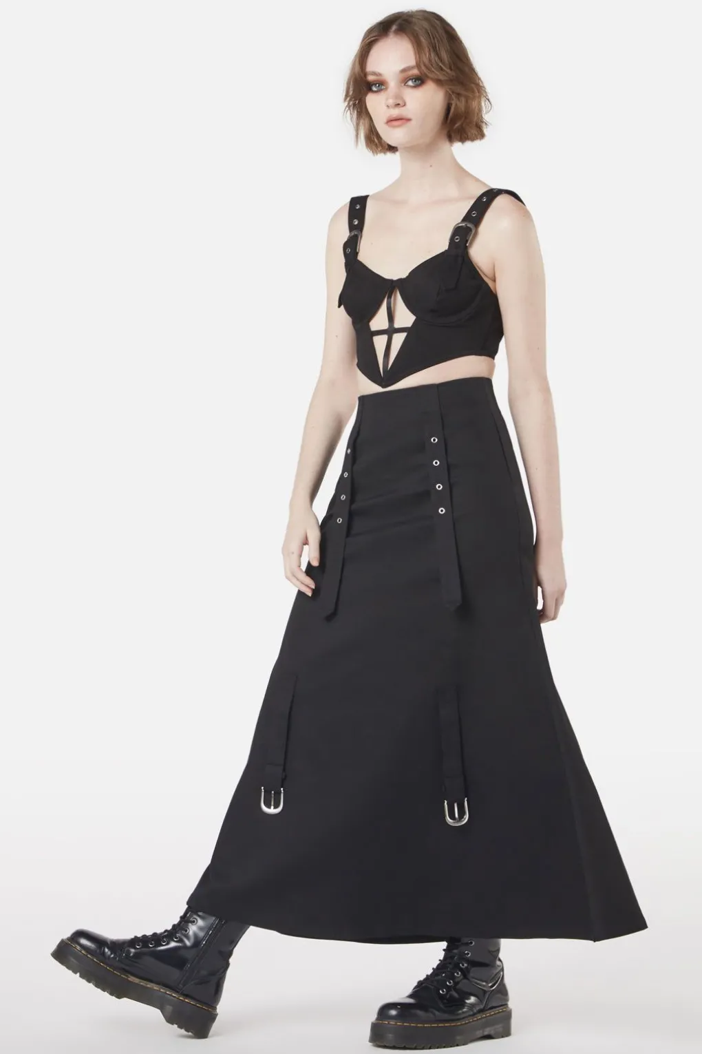 Industrial Hybrid Strap Skirt