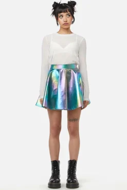 Infrared Pu Circle Skirt