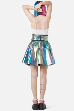 Infrared Zipper Underbust Pu Corset