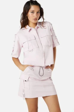 Jagger O-Ring Crop Blouse