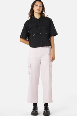 Jagger O-Ring Crop Blouse