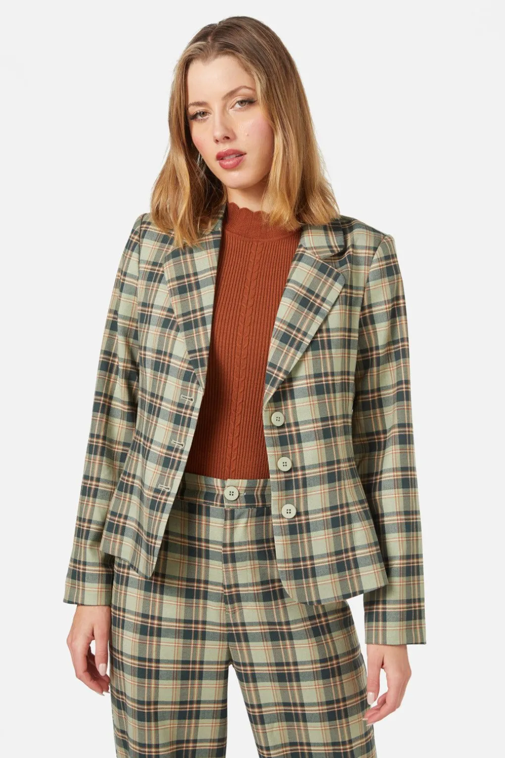 Jeannie Check Blazer