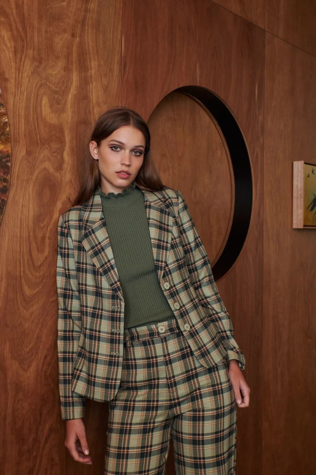 Jeannie Check Blazer