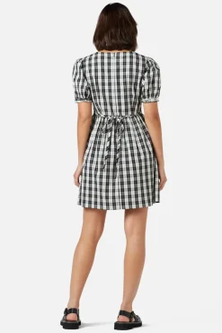 Juno Check Smock Dress
