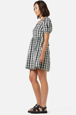 Juno Check Smock Dress