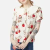 Kitty Kisses Collar Blouse