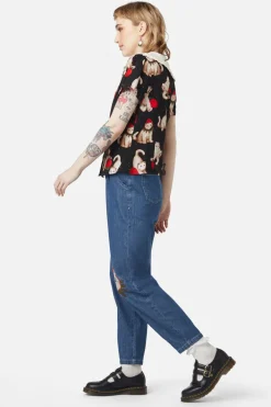 Kitty Kisses Collar Blouse