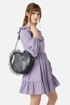 Lace Heart 2 Way Bag