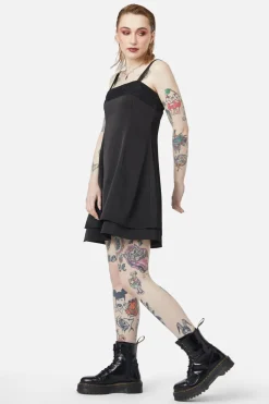 Lace Mini Satin Dress