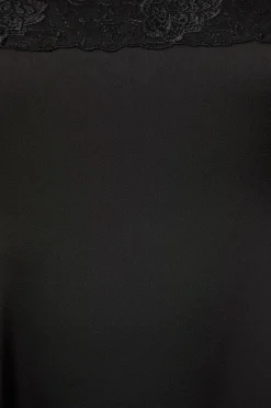 Lace Mini Satin Dress