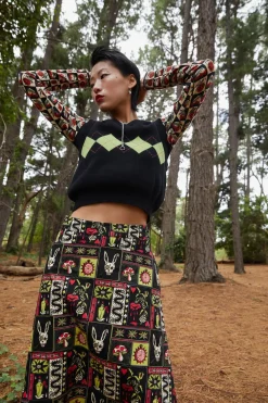 Large Argyle Knit Vest