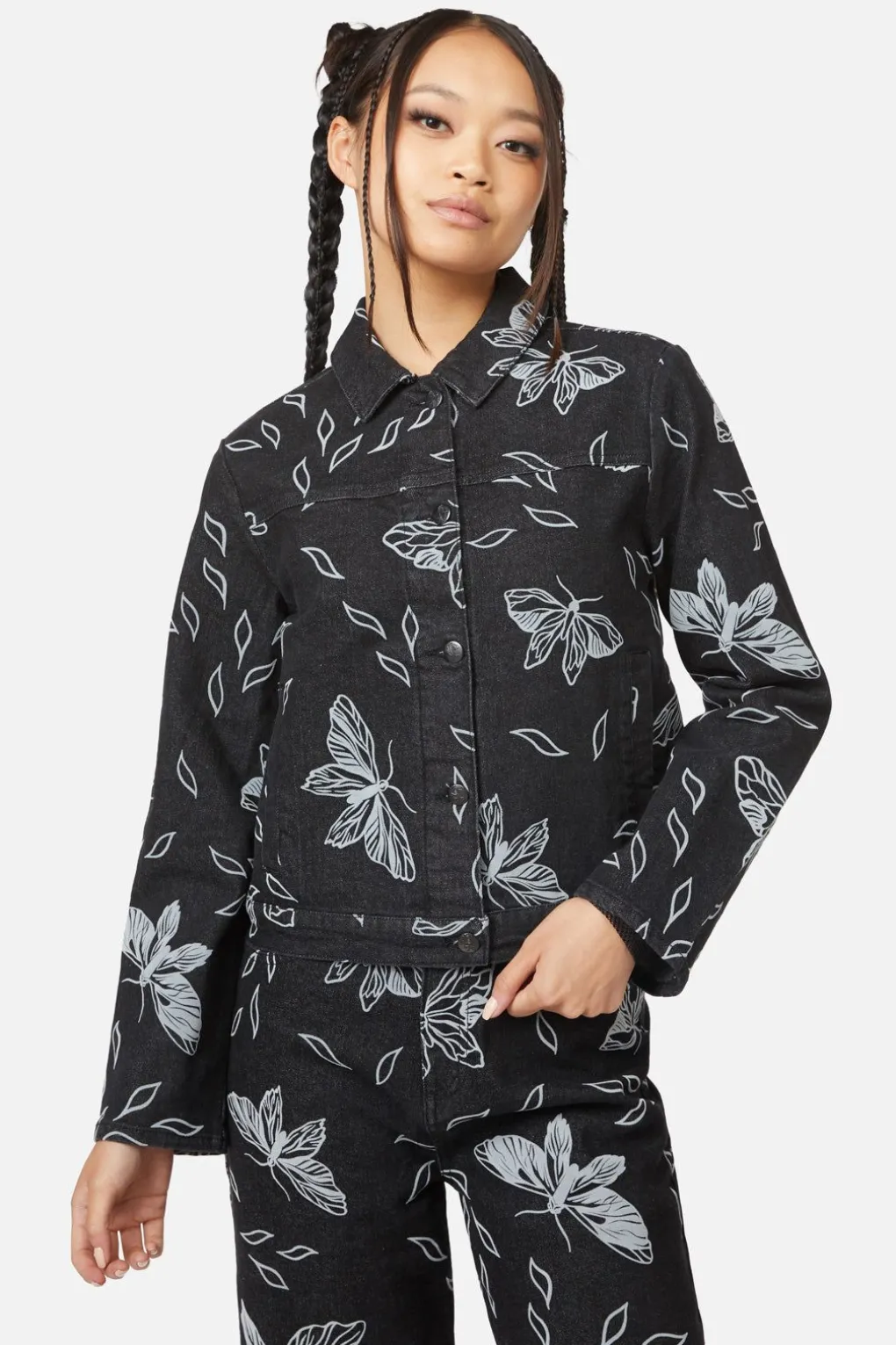 Larvae Flocked Jacket