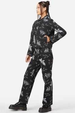 Larvae Flocked Jacket