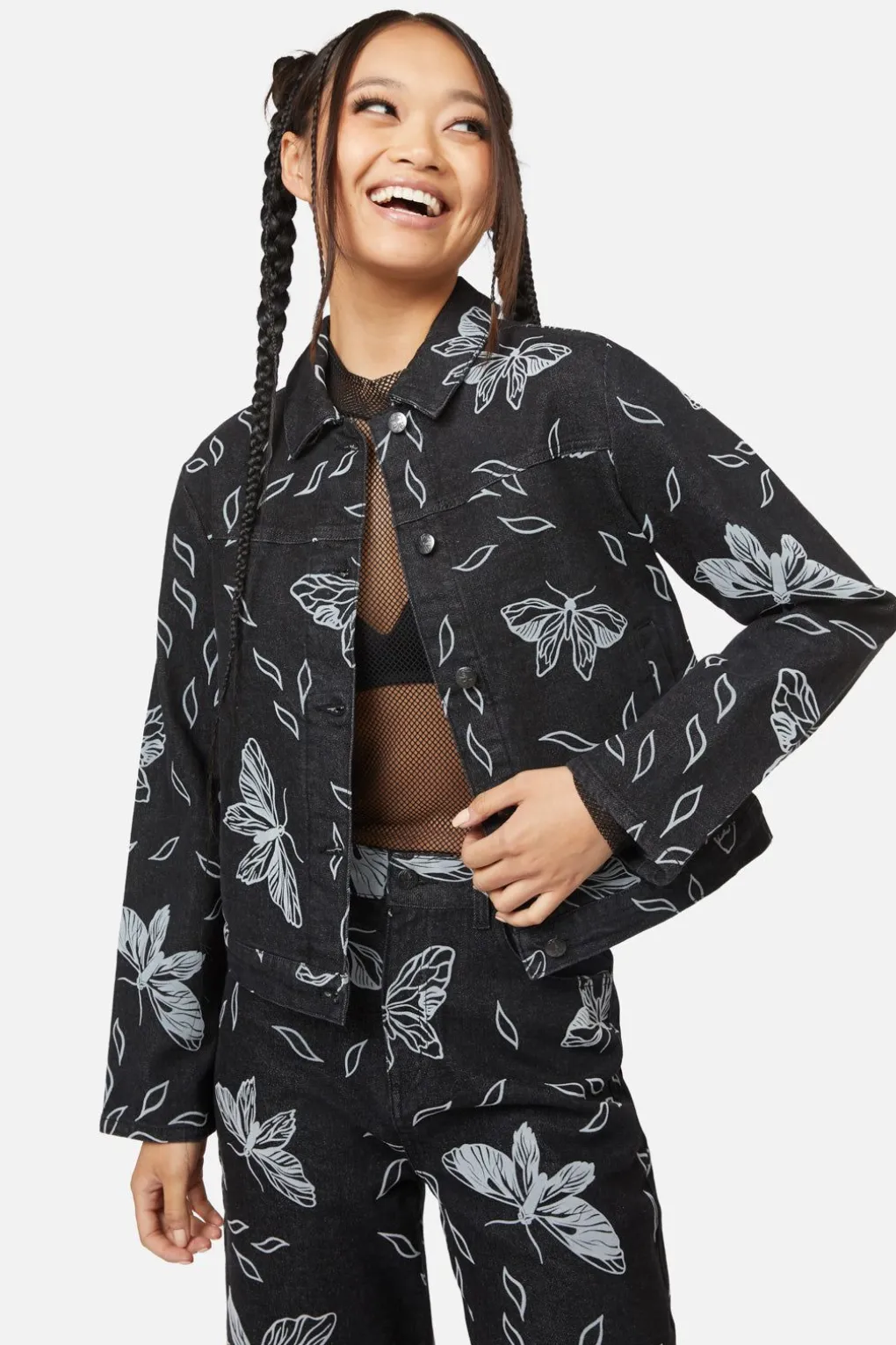 Larvae Flocked Jacket