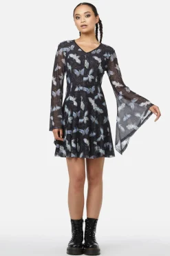 Larvae Mesh Dress