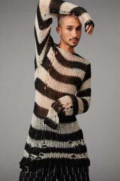 Laszlo Strip Knit