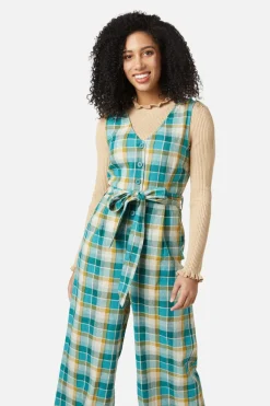 Laura Check Jumpsuit