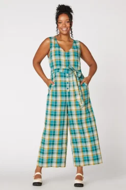 Laura Check Jumpsuit