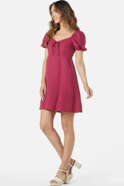 Leah Lace Up Dress