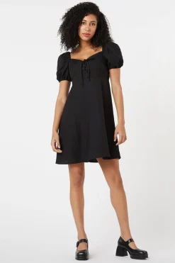 Leah Lace Up Dress