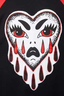 Leave Me Alone Contrast Raglan Tee