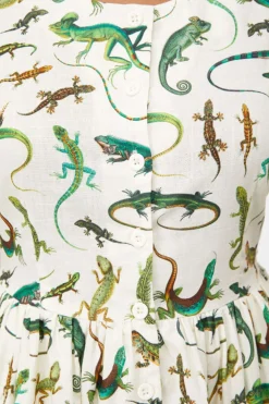 Lizard Fam Cotton Dress