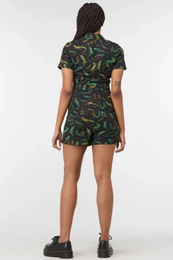 Lizard Fam Cotton Playsuit