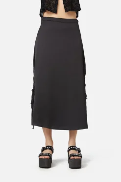 Lizzie Satin Bias Skirt