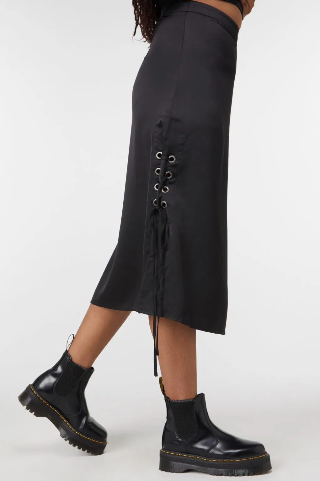 Lizzie Satin Bias Skirt
