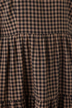 Lola Check Midi Dress