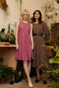 Lola Check Mini Dress